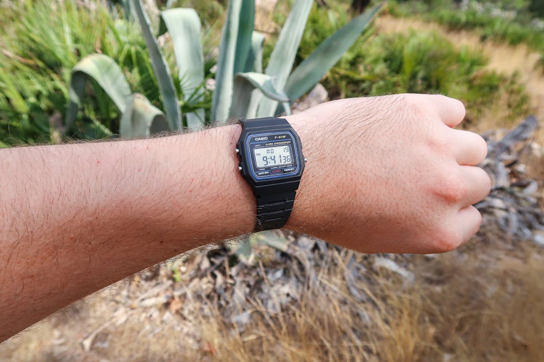 Casio F-91W Digital Watch In Valencia, Spain