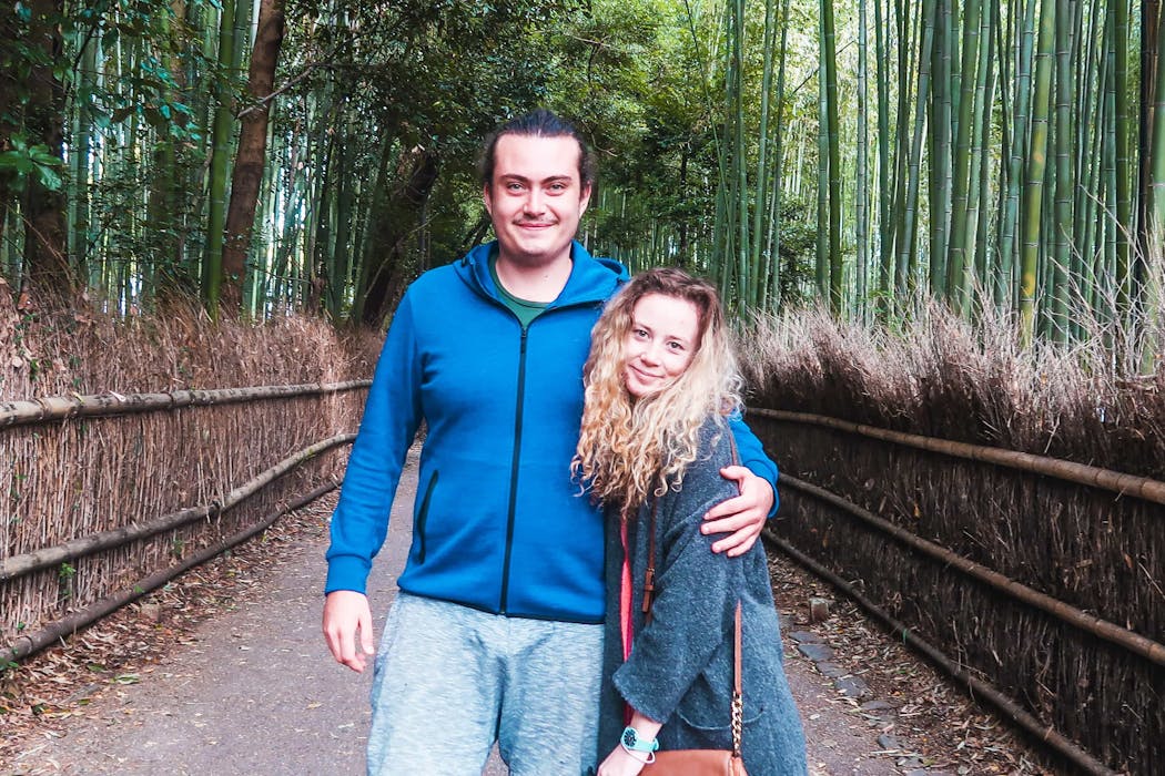 Rebecca & Nathan of Always A Friday | Arashiyama Bamboo Forest, Kyoto, Japan