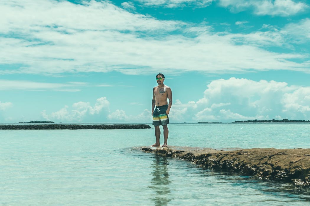 Bo Ismono in the Maldives