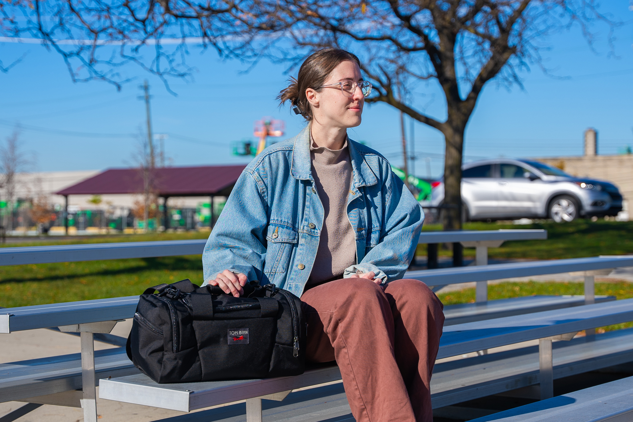 TOM BIHN Night Flight Travel Duffel Bench