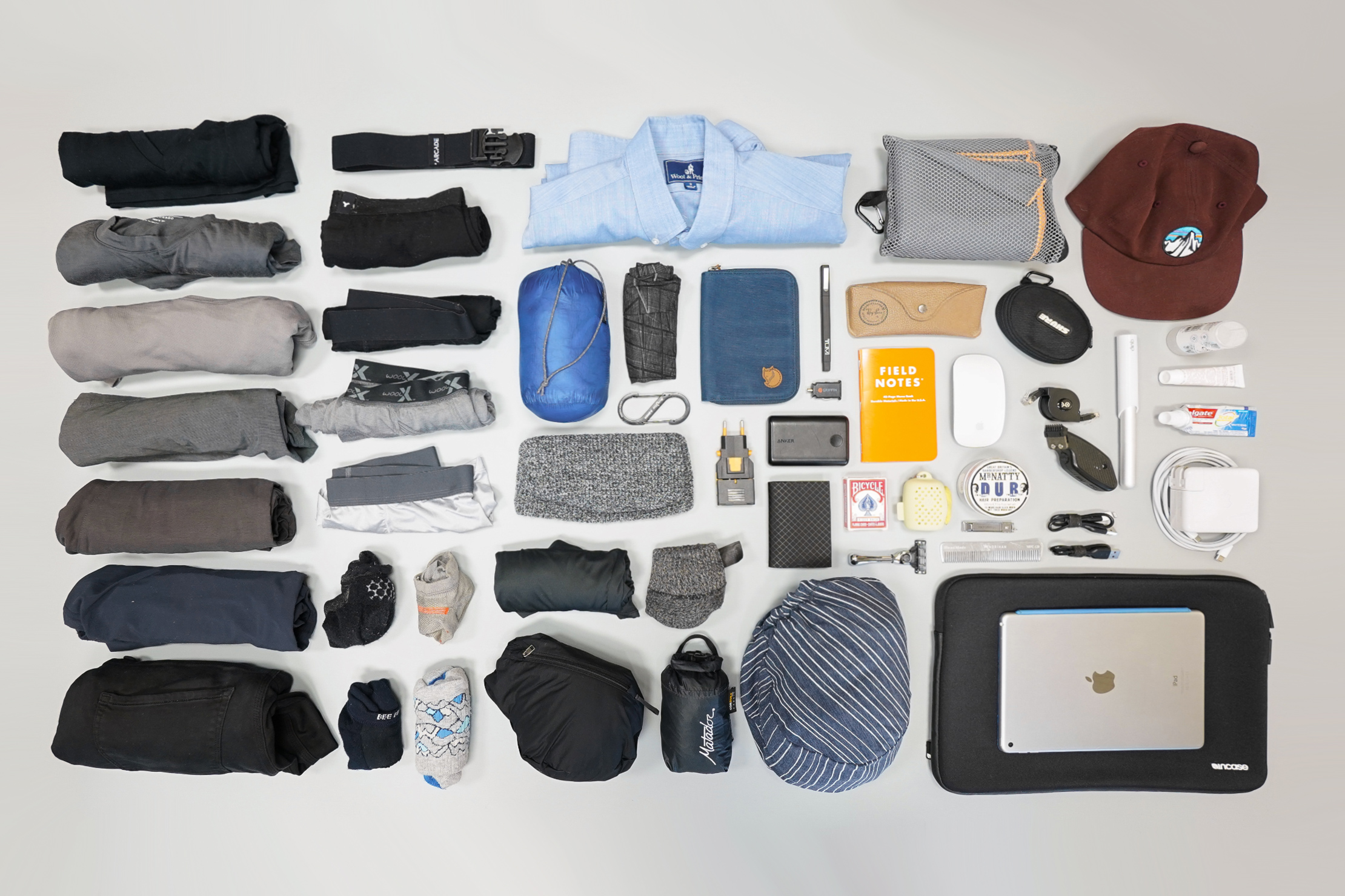 How To Pack A Suitcase Flat Lay