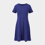 Uniqlo A-Line Short-Sleeve Mini Bra Dress