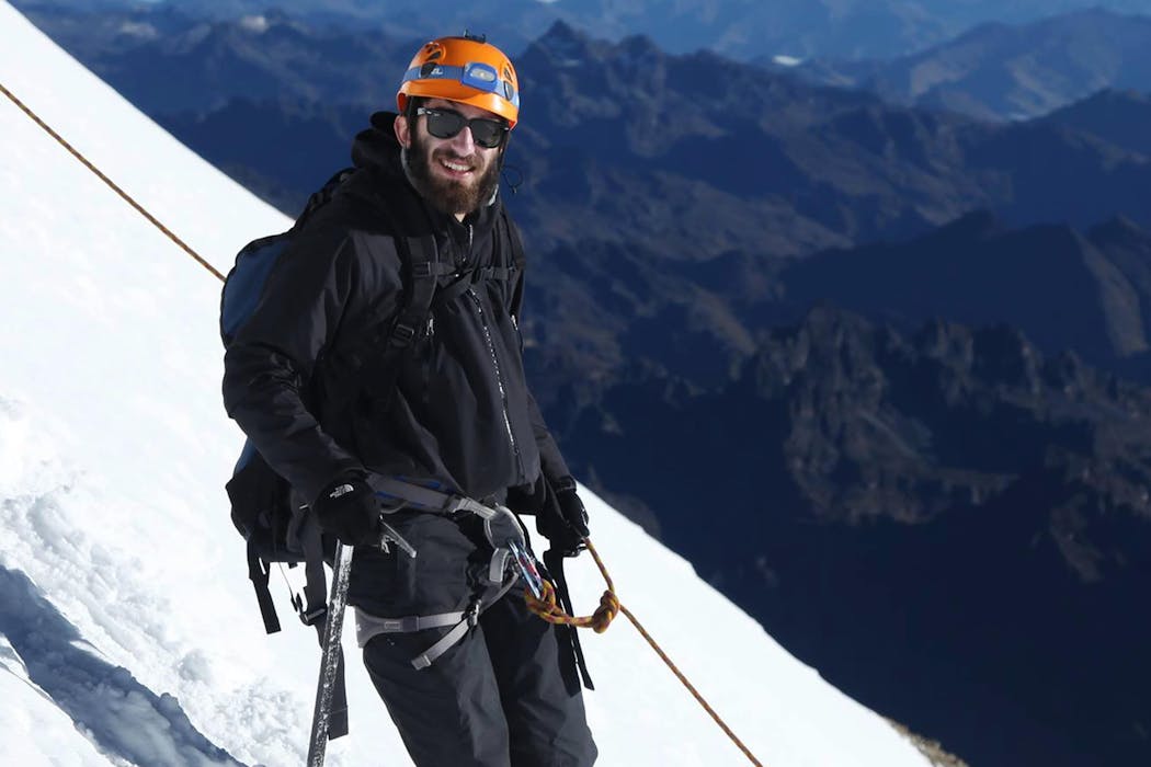 Tiago Almeida Climbing a Mountain in El Alto, Bolivia